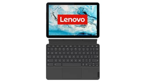 Lenovo Ideapad Duet Chromebook ZA6F0014DE 10.1' Bärbar Dator (MediaTek P60T 64 GB Chrome OS), Blå, Grå