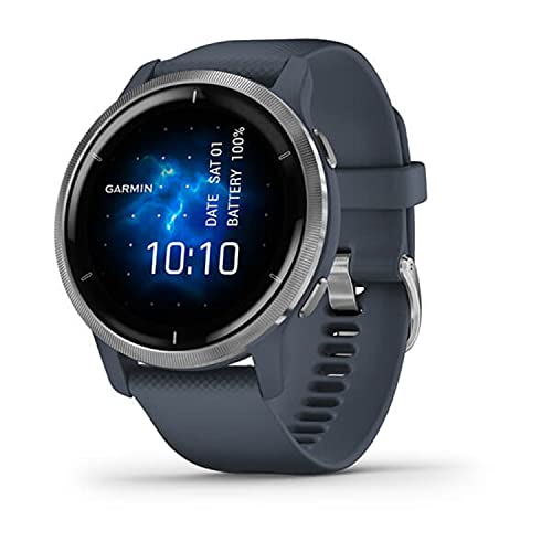 Garmin Venu 2 Granitblå, smartwatch, GPS, AMOLED