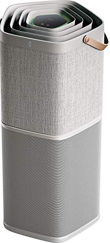 Electrolux Pure A9 Luftrenare PA91-604GY, Tyst luftrenare i modern design med fantastisk prestanda, Tyst med inbyggt WiFi, Wellbeing mobilapp, För rum upp till 129m², Renar inomhusluften i 5 steg, Grå