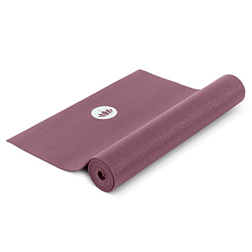Lotuscrafts yogamatta Mudra Studio [5 mm tjocklek] - snäll mot huden och testad mot skadliga ämnen - för nybörjare och avancerade utövare - professionell matta för yoga, pilates, sport och träning
