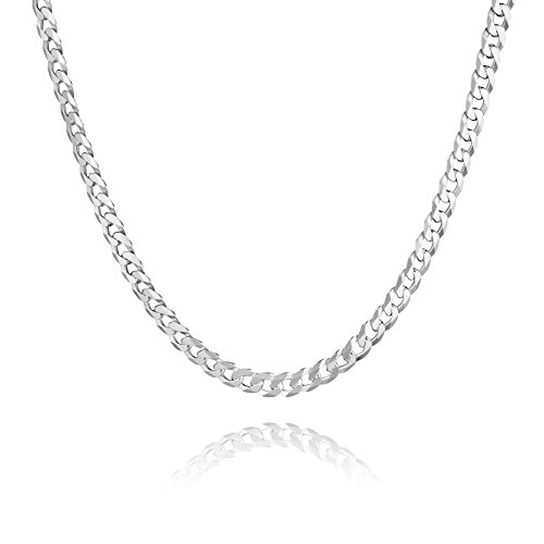 STERLL silverkedja herr äkta silver utan hänge smyckeväska present för män e 925 sterlingsilver, cod. S180044