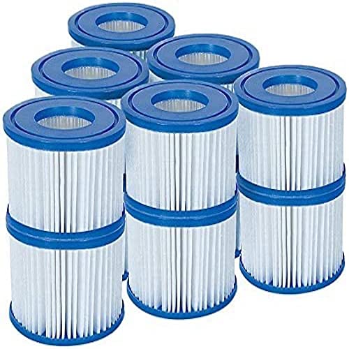 Lay-Z-Spa Badtunna Filterpatron, 6 x 2 Filter, Vit-Blå
